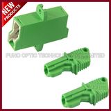 Manufactured Plastic Fiber Optic E2000 APC Singlemode Adapter