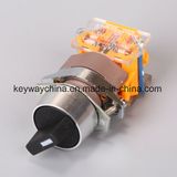 Dia22mm-La118ax Position Push Button Switch, Black, Red, Green Colors, 6V-380V Voltage