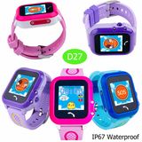 Waterproof IP67 GPS Tracker Watch for Kids with Sos (D27)
