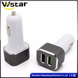 QC3.0 Universal Fast Electric USB Car Charger, Mobile Phone Car Battery Charger, Wzx-528b-C