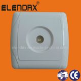 Europe Style Flush Mounting TV Antenna Socket (F3008)