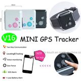 2g/GSM Personal Mini GPS Tracker Pendant Kit for Elderly/Kids (V16)