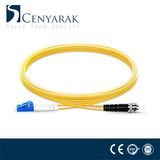 LC-St Single-Mode Duplex Fiber Optic Patch Cord