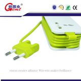 2 Outlet Power Strip with 4 USB Ports Multi Electrical Extension Socket/Universal Socket Outlet