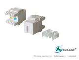 UTP Cat. 6 Keystone Jack 180 Degree with Shutter