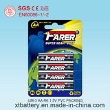 1.5V Farer Super Heavy Duty Dry Battery (R6 AA, Um-3)