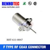 2 Hole Flange Panel Mount F Connector Female Bulkhead