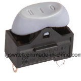 Hair Dryer Switch 10A 250VAC T85 on-off-on 3 Position Slide Rocker Switch