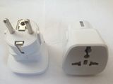 2 Round Pins Socket Adapter Adaptor ABS Plug (Y111)