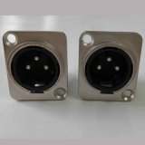 Professional 3-Pin XLR Male Connector Chassis Panel Socket (1092)