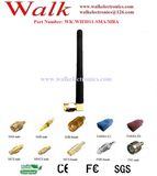 RP-SMA Male Angle, 110mm Length, Right Angle SMA WiFi Rubber Antenna, 2.4GHz Stubby Antenna, Bluetooth SMA Antenna