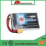 1300mAh 11.1V 40c Lithium Polymer Battery for Fpv Drone