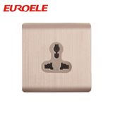Difference Usage Aluminum Plate 3 Pin Wall Socket