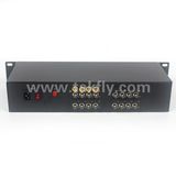 16 Channel 1080P Video Digital Converter Fiber Video Audio Transmission