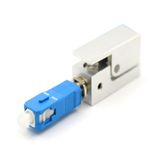 Bare Singlemode APC Fiber Optical Connector for Network