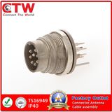 M16 Male Panel Side Connector