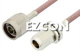 N Male to N Female Bulkhead Cable