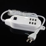 Smart Power Socket 6 Port USB Charger Station Multi Charger