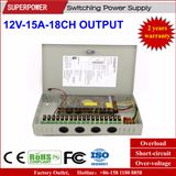 12V 15A 18CH Output Switching Power Supply for CCTV Camera