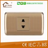 Best Selling Metal Surface 2pin Socket