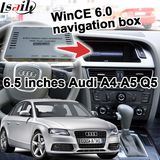 GPS Navigation Box Video Interface for Audi A4 09-16 Model 6.5 Inch Win Ce 6.0