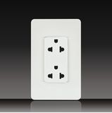 15A Wall Socket with Plate (LGL-11-13)