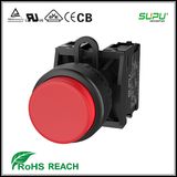 Extended Latch 1nc 1nc Waterproff Pushbutton Switch