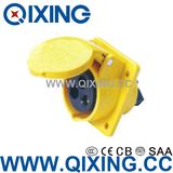 Waterproof IEC309-2 3p+E Industrial Plug Socket AC 110-130V 32A AMP