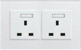 China TUV Certified BS Double 13A Switched Socket Maunfacturer