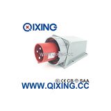 Cee/IEC 63A Red 4p Industrial Surface Mounted Plug