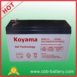9ah 12V Gel Battery for UPS