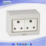 IP55 2 Gang Waterproof South Africa Wall Socket