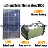 400W Pure Sine Wave Inverter Portable Power Station Solar Powered