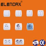Europe Market Surface Mounted Wall Switch and Socket