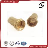 F Rg 6 Screw Connector Brass or Alloy