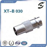 Brass F Male to BNC Female Adaptor Connector
