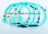 8 Fiber MPO-LC Om3 Corning Fiber Patch Cords