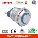 Onpow 12mm HigH Head Push Button Switch (GQ12H-10E/R/12V/S, CE, RoHS)