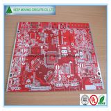 Fr4 4layer PCB Board Red Sodermask PCB Silkscreen Quick-Turn