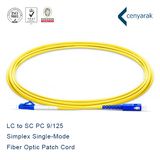 LC to Sc PVC Jacket Sm Fiber Optic Patch Cord