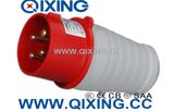 IEC 60309 4p 32A Red European Standard Plug