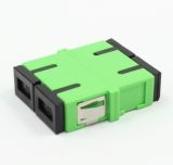 Sc/APC Green Duplex Fiber Optic Adapters with Flange