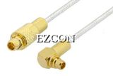 MMCX Plug to MMCX Plug Right Angle Cable
