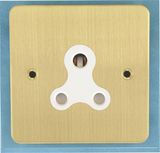 BS 546 15A 1gang Round Pin Socket