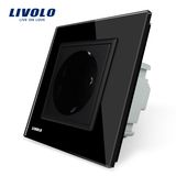 Livolo Certified Electrical 16A EU Outlet Schuko Wall Socket (VL-C7C1EU-12)