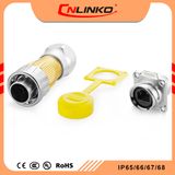 Cnlinko Signal Connector Supplier IP65 RJ45 Cat5 Panel Mount 8p8c Connector