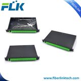 Fiber Optic Rack Mount PLC Splitter Patch Panel Singlemode SC/LC/ST/FC