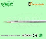 New CCTV Cable Caoxial Cable Rg59 RG6 Rg11 + Optical Fiber Cable TV Security Wire