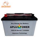 Advanced Performance 12V 80ah Car Storage Battery 95D31r Nx120-7