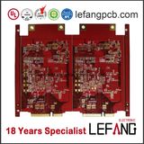 Red Solder Circuit Board PCB for Medical Control System
